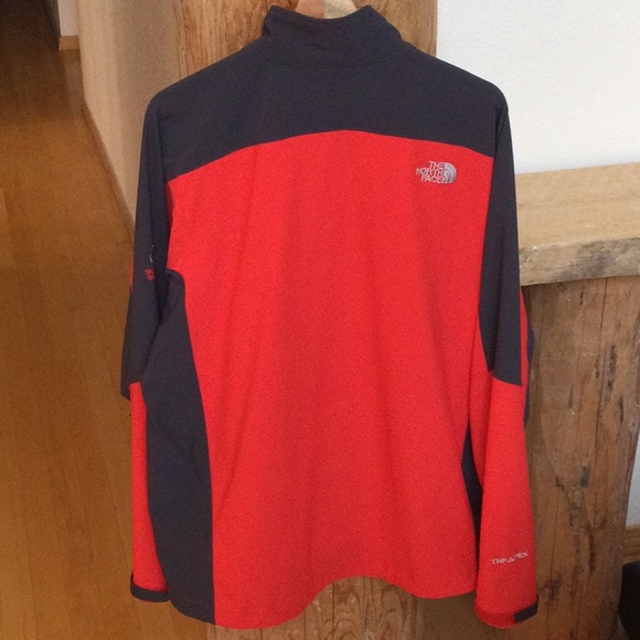 EUC Mens The North Face TNF Apex Summit Series XL Red/ Dark Gray Jacket - Picture 2 of 16